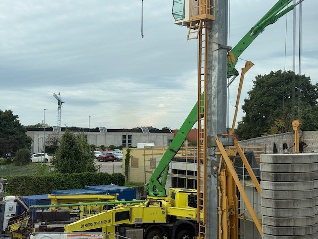 Betonieren der Decke
